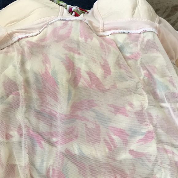 SWIM BY CHUCK HANDY ONE PIECE SUIT W/ LIGHT MESH TUMMY COVERAGE INSIDE SIZE 12 - Picture 7 of 7